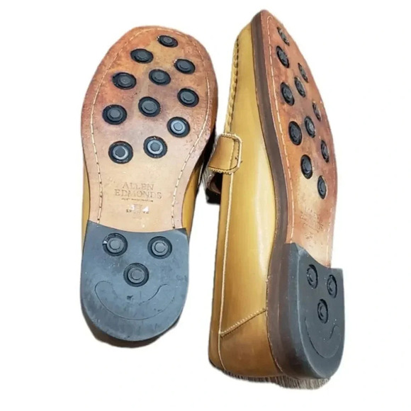 Allen Edmonds Walnut Dylan Penny Loafer 8 - Picture 7 of 10